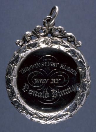 Athlete's Medal for Throwing the Light Hammer