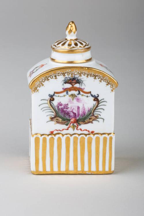 Landscape Tea Jar and Cover