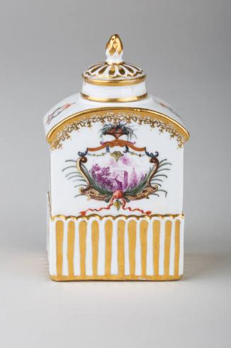 Landscape Tea Jar and Cover