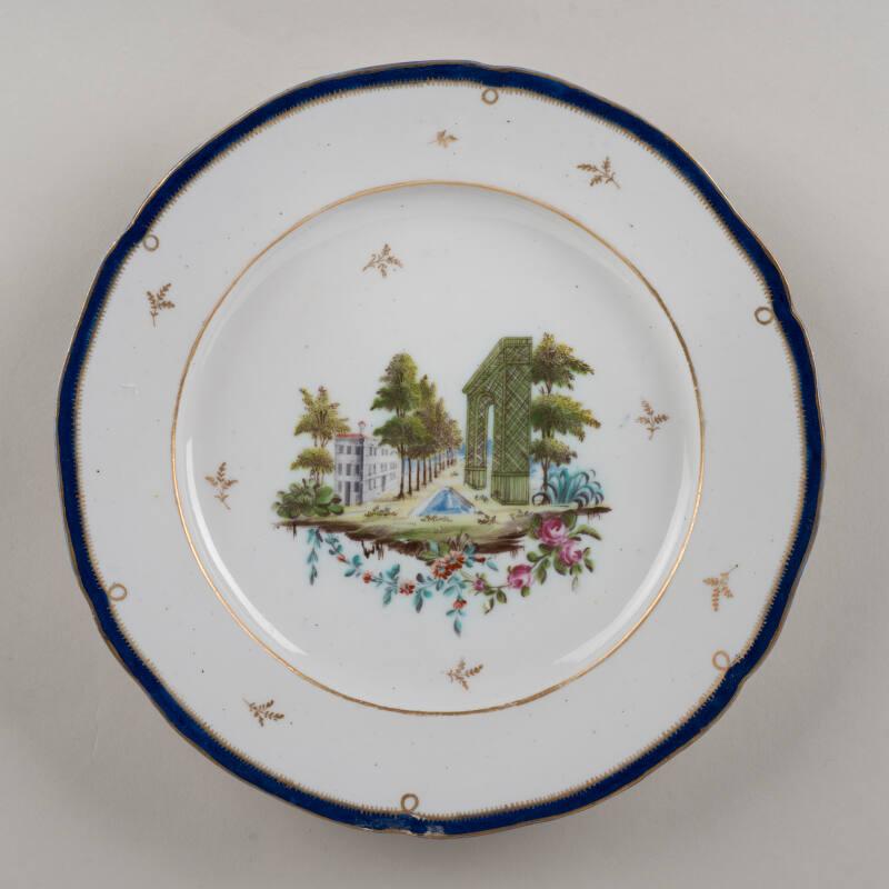Plate With Landscape