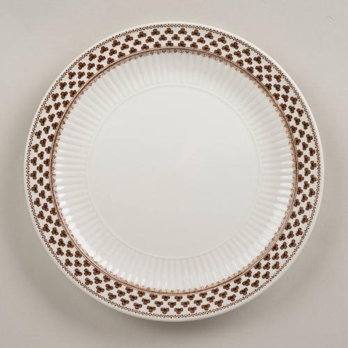 Ironstone 'Sharon' Pattern Plates (4)