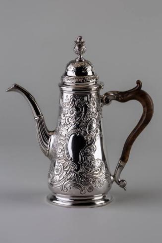 Coffee Pot with Walnut Handle