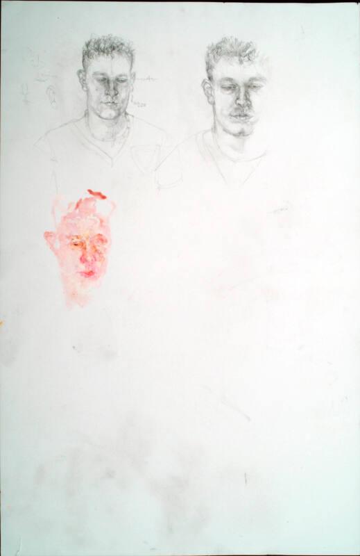 Studies for "Portrait of Paul Anderson" by Jennifer McRae