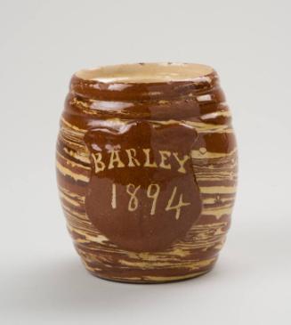 Agate Ware Barrel: Barley 1894