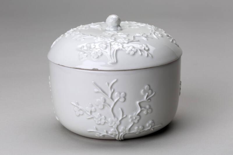 Moulded Prunus Sugar Bowl