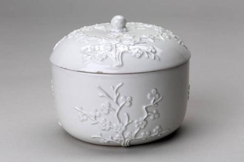 Moulded Prunus Sugar Bowl