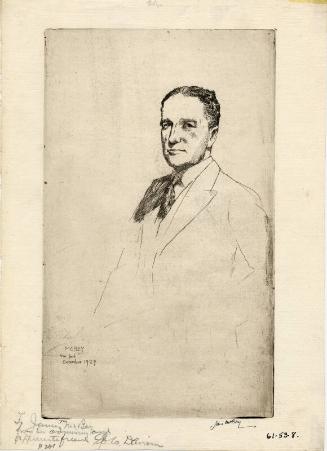 Portrait Of George W. Davison by James McBey