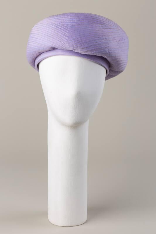 Lilac Pillbox Hat