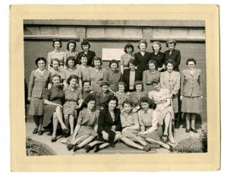Photograph of Munition Girls at Factory