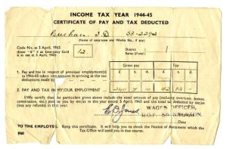 Tax Certificate