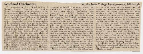 Matron Marget Husband Presentation of  an Ambulance to Department  of Health for Scotland