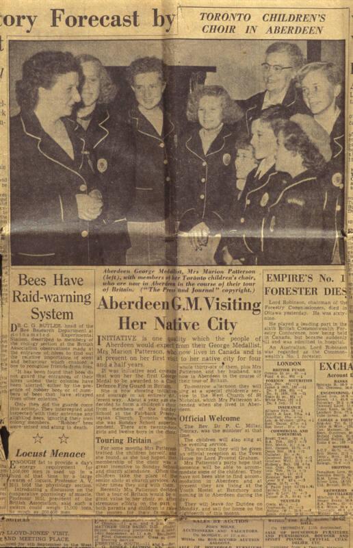 Pages from the Press and Journal of 6 September 1952