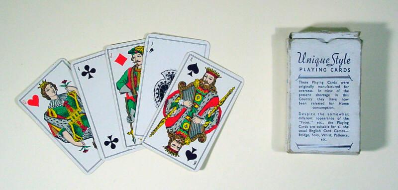 'Unique Style' Playing Cards