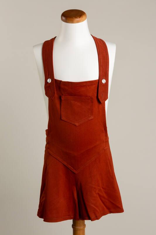 Rust Coloured Hot Pants Suit