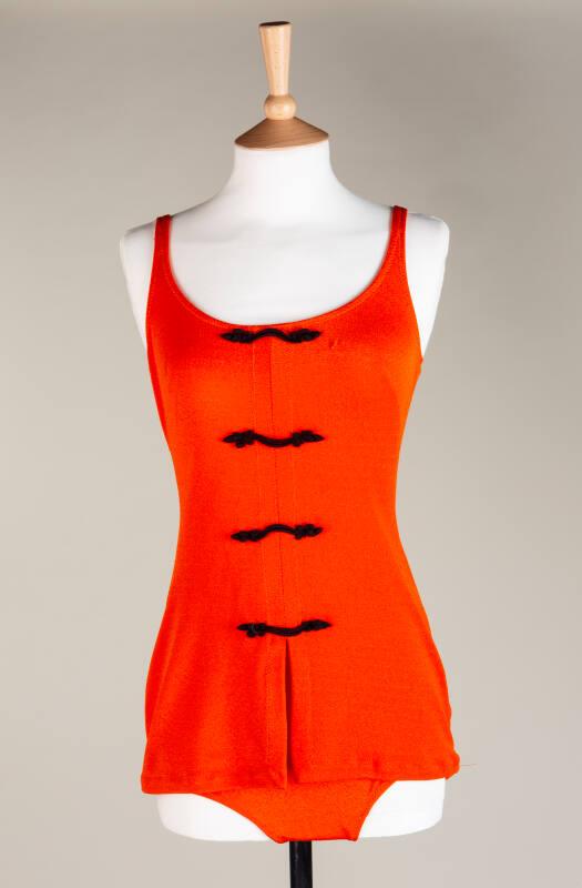 Ladies Orange Swimsuit