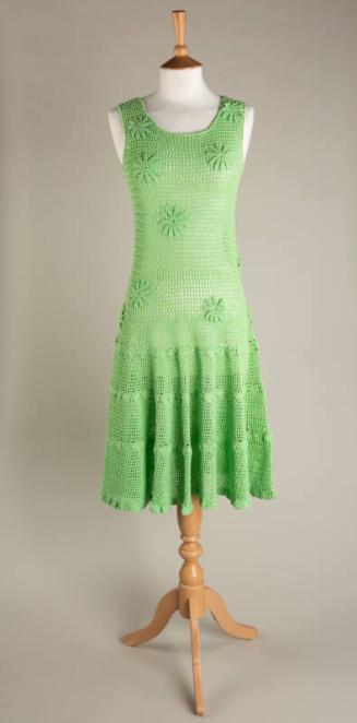 Lime Green Crochet Dress