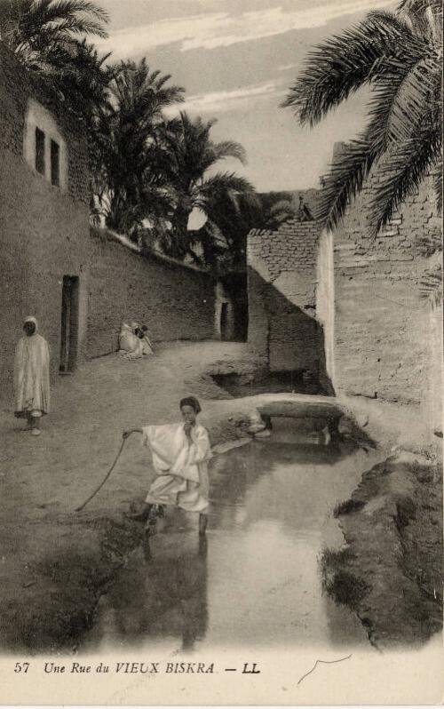 Biskra - Street scene (Un Rue du Vieux) 