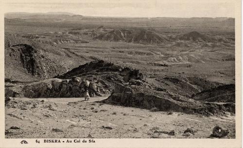 Biskra - View of desert (Au Col de Sfa)