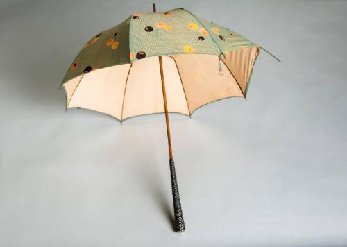 Art Deco Silver Parasol