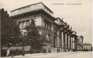 Brussels - Exterior view of Palais des Beaux-Arts 