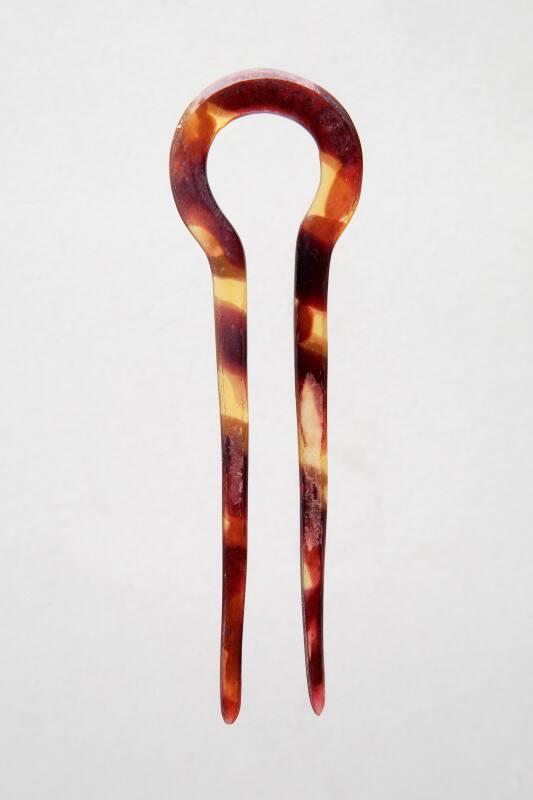 Faux Tortoiseshell Ornamental Hair Pin