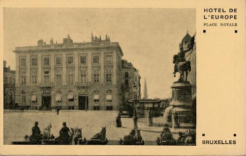 Brussels - Hotel de L'Europe, Place Royale 