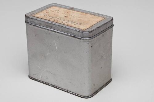 Rectangular Storage Tin Labelled FOL ROSMARINI