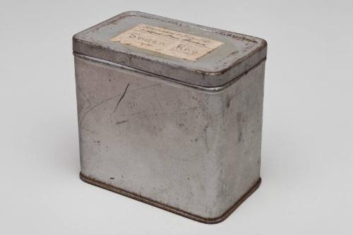 Rectangular Storage Tin Labelled SENEGA RAD.