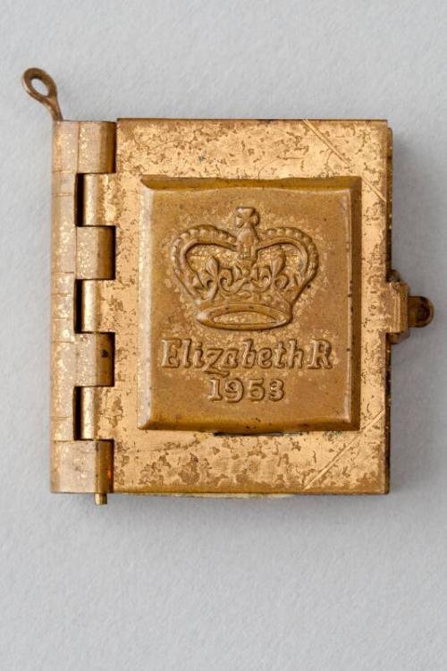 Elizabeth II Coronation Souvenir Brooch Works eMuseum