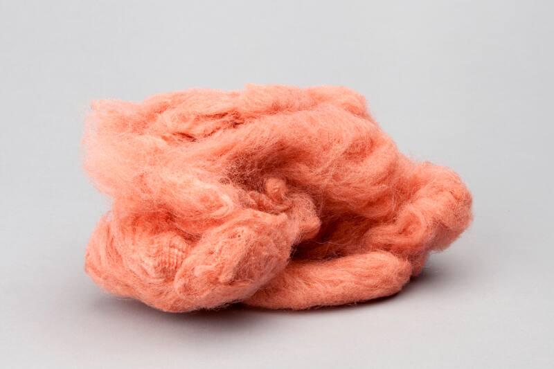 Sample of Raw Synthetic Fibre (Red) – Works – eMuseum