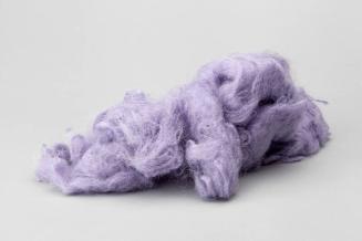 Sample of Raw Synthetic Fibre (Purple)