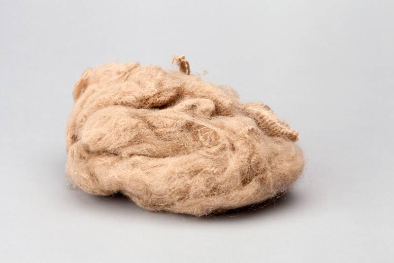 Sample of Raw Synthetic Fibre (Beige)