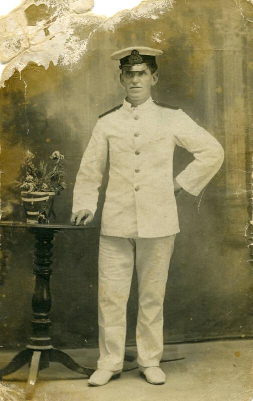 Photograph of Matthew Pockley in Uniform