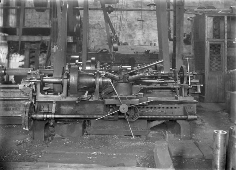 Machine Shop With Lathes