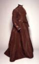 Brown Silk Wedding Dress