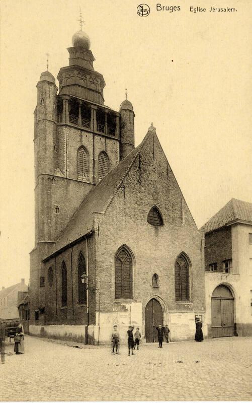 Bruges - Exterior view of Jerusalem Church 