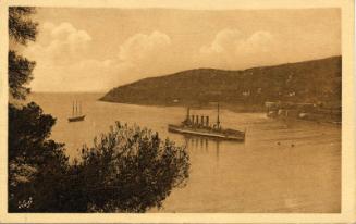 Cote d'Azur - View of two boats on the sea