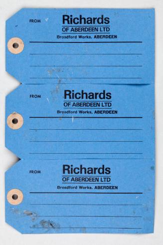 Richards of Aberdeen Ltd Label