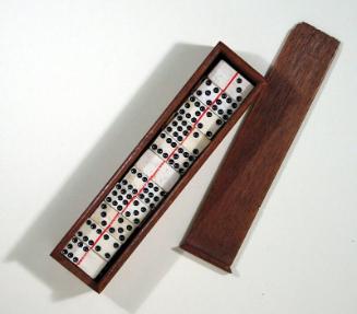 Bone Dominoes In Box