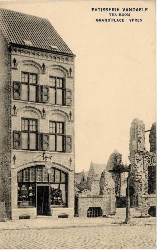 France - Pattisserie Vandaele tea room, Grand Place, Ypres 