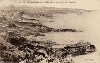 Cote d'Azur and Monaco - View of coastline 