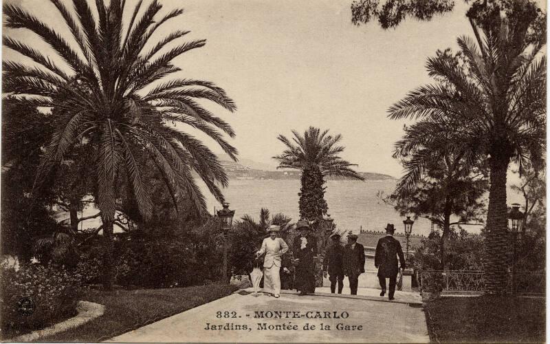 Monte Carlo - Montee de la Gare gardens