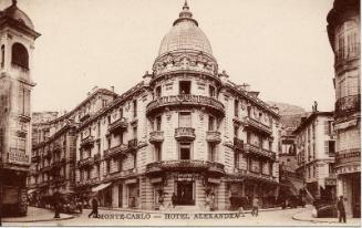 Monte Carlo - Exterior view of Hotel Alexandra 