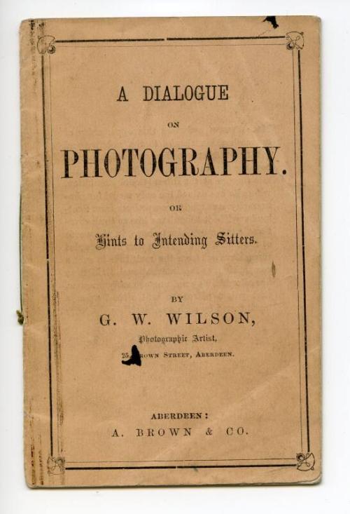 A Dialogue On Photography