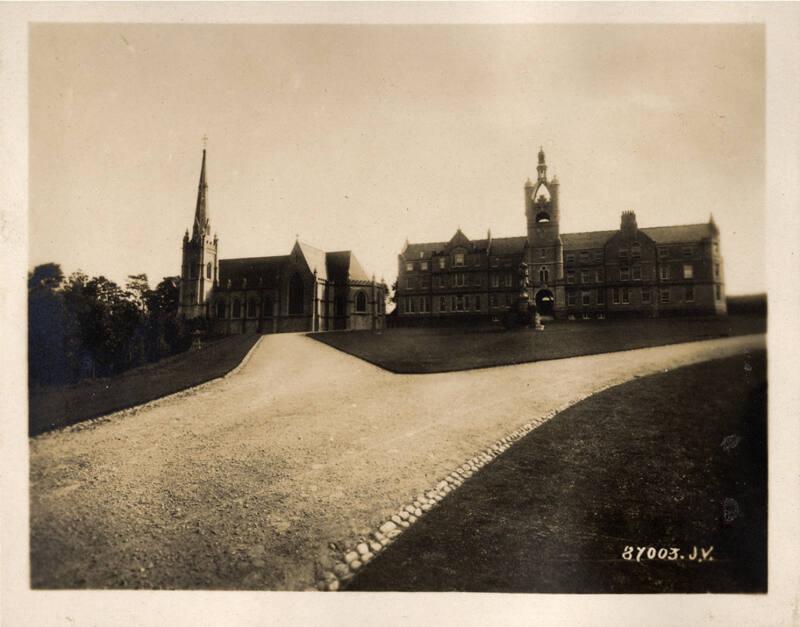 Black and white photograph Showing Blairs College