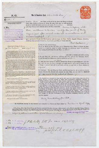 Maritime Insurance Policy for Port Jackson