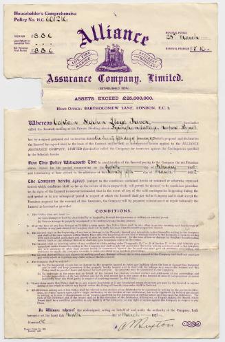 Householder's Comprehensive Policy