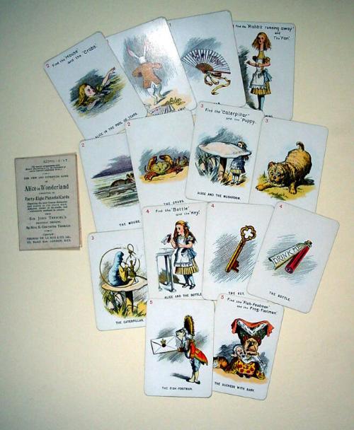 Alice In Wonderland 48 Pictorial Cards by Thomas De La Rue & Co. Ltd