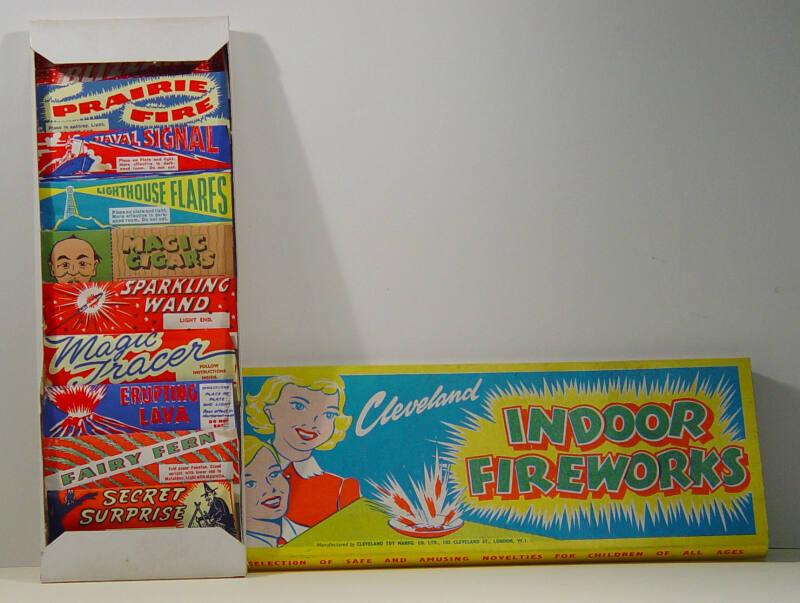 Indoor Fireworks made by Cleveland Toy Manfacturing Company Limited 