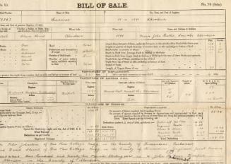 Bills of Sale For 3/64 Shares for the trawler Sunrise